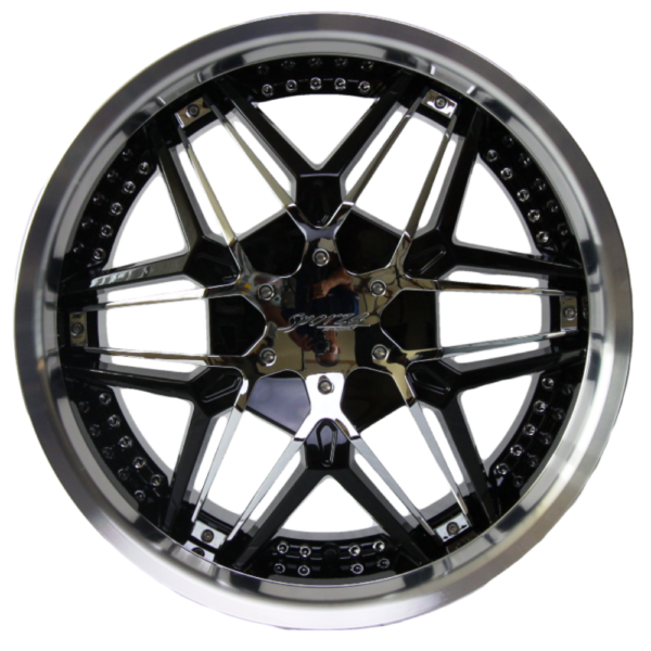 G2 G2-249 22x9.5 Gloss Black with Paintable Inserts