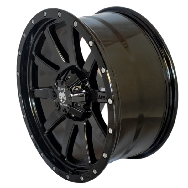 Black Mamba M-12 17x9 Gloss Black