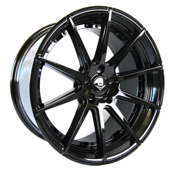 V8 V-15 20x8.5 Gloss Black