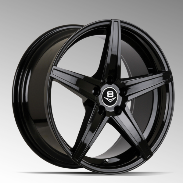 V8 V-23  19x9.5 Gloss Black (Out of Stock)