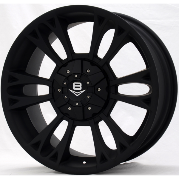 V8 V-9 20x9 Matt Black