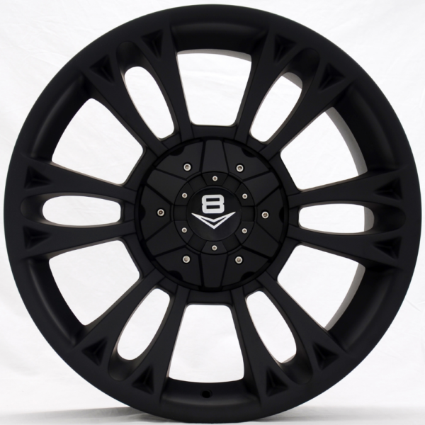 V8 V-9 20x9 Matt Black